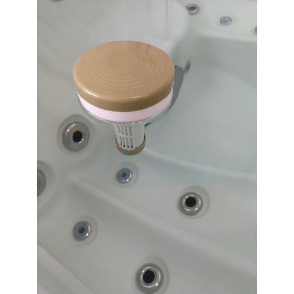 Life Deluxe spa/hot tub/Pool Chemical, Chlorine, Bromine Floating Tablet Dispenser For Outdoor Spas In Dark Khaki