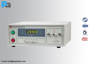 China 220V Electrical Testing Instrument IEC60335/IEC60065 500KΩ-2GΩ Insulating Resistance Test Meter on sale