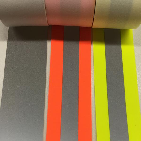 fireproof flame retardant Reflective Tape For Clothing Fire Retardant Reflective Fabric EN 20471 Class 2
