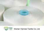 Z Twisted 100% Polyester Spun Yarn Raw White Staple Yarn 20/2 For Sewing Thread