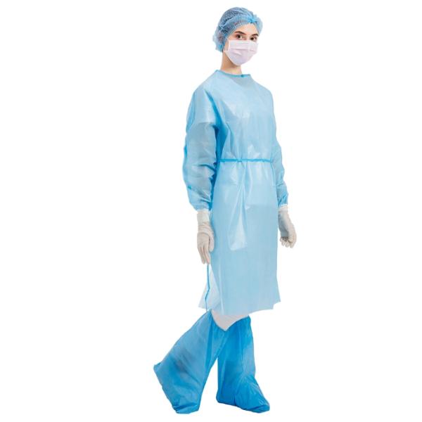 Anti Pollution Disposable Isolation Gown 2 Years Shelf Life