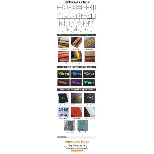 Valentine's Day Rose Box Drawer Type Jewelry Packaging Box with Square Shape