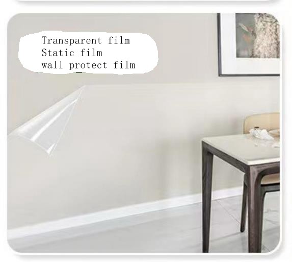 Transparent Film Kitchen Oil-proof Wall Sticker Self Adhesive Wallpaper