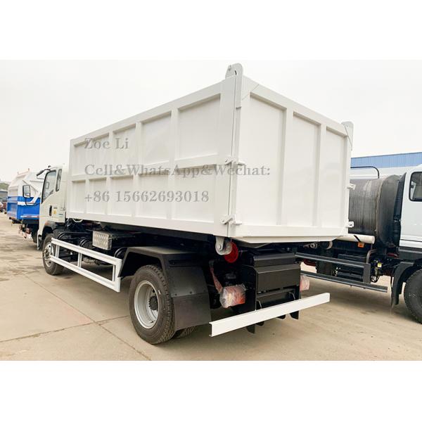 Hook Hydraulic Arm Roll Garbage Compactor Truck Light Duty 4x2 14cbm Euro2
