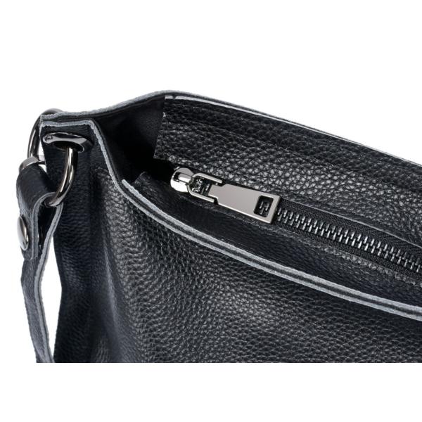 Cowhide Women Black Faux Leather Tote Bag Sling Style