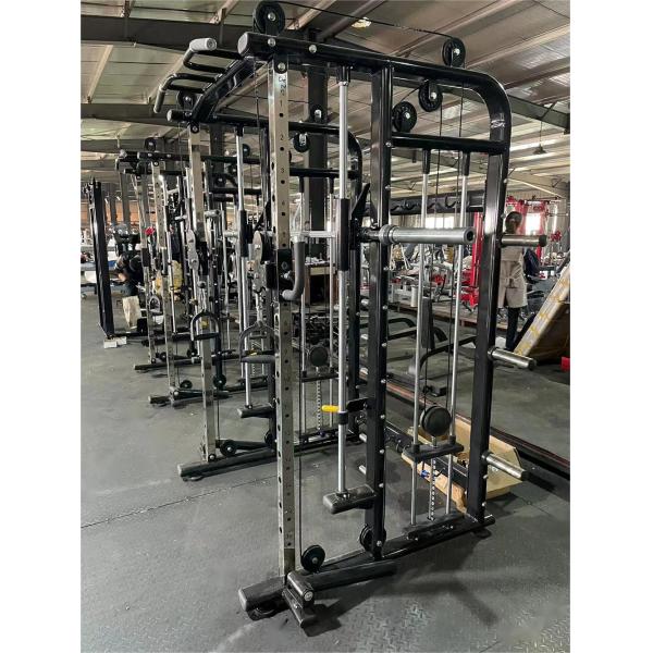 Mutli Functional Station Home Gym Equipment Chest Leg Curl Press Smith Machine with Squat Power Rack
