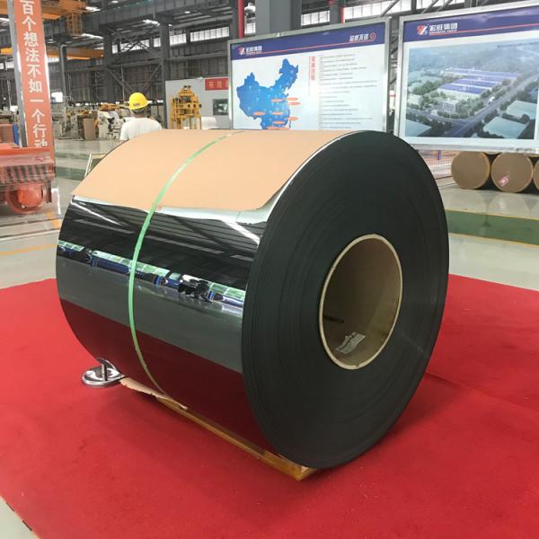 304 Black Color Stainless Steel Coil 0.5mm 1000mm Width Mirror PVD