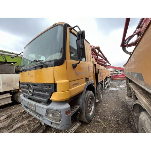 Good Original Condition 46m Putzmeister Concrete Pump Truck Boom Pump on Mercedes Benz Heavy Equipment