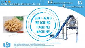 Quality Semi-auto weighing packing machine for dried bean curd, dried tofu wholesale