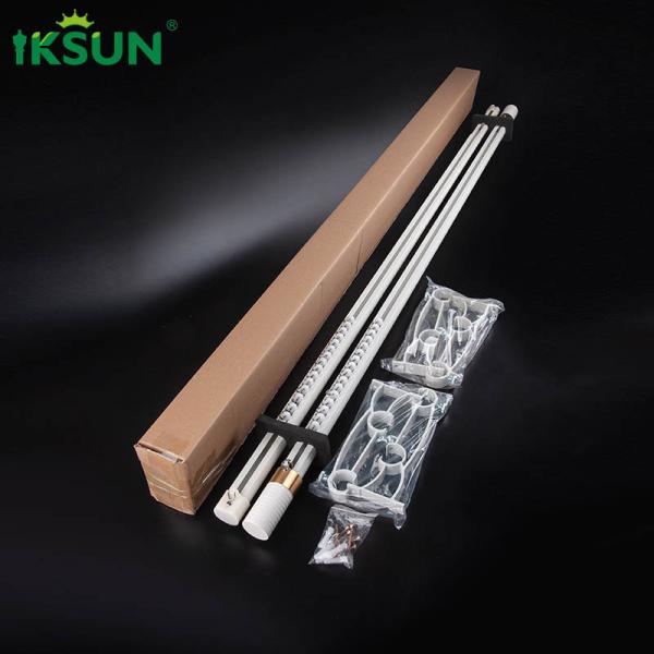 25"-55" Window Hanging Tension Curtain Rod Double Adjustable Curtain Rod 1 Set