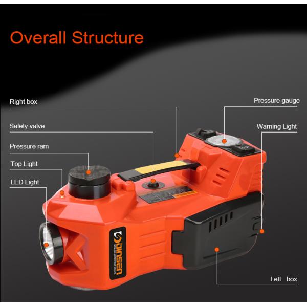 3 Ton 5 Ton Multifunctional Hydraulic Floor Jack With Air Compressor Black