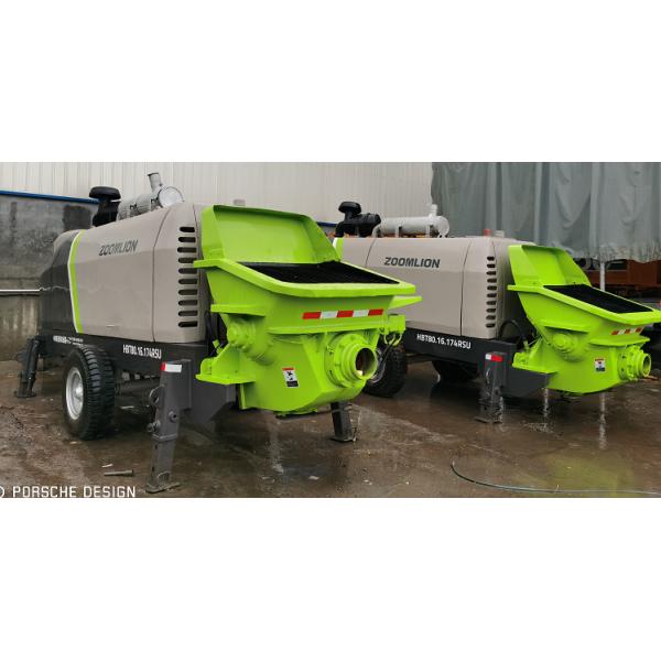 Used Concrete Trailer Pumps ZOOMLION HBT80.16.174RSU 7540kg