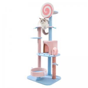 Quality Climbing Frame Cat Tree Nest Integration Large Cat Living Articles With Two Beds wholesale
