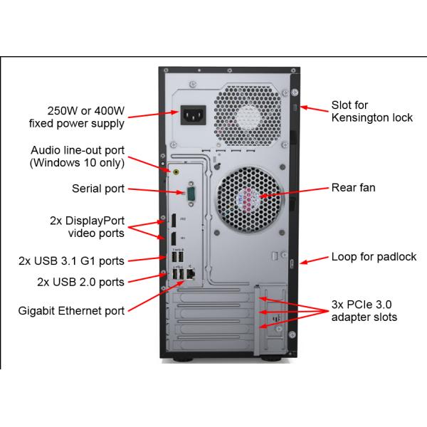 Lenovo ThinkSystem ST58 Xeon E-2200G/E2100G DDR4 16GB RAM Tower Server for Enterprise