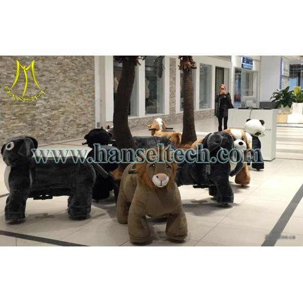 Hansel Coin Toys Stuffed Animals Walking Scooter Animals Plush Wheel Electric Animal Scooters