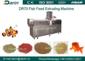 Quality DR70 High Quality Stainless Steel Floating Fish Feed Double Screw Processing Line wholesale