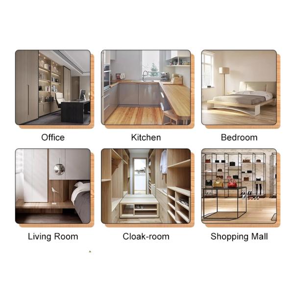 Matt Surface Natural Wood Veneer 5mm Melamine Faced Plywood