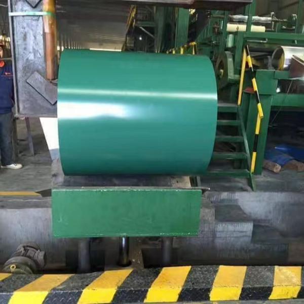 Cold Rolled Green Prepainted Aluminum Coil For Roofing 1520mm 1550mm 1575mm