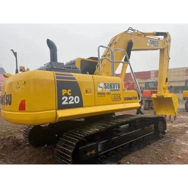 PC220 Used Komatsu Excavator 23 Tons 1 Cubic Meters For Any Construction Project