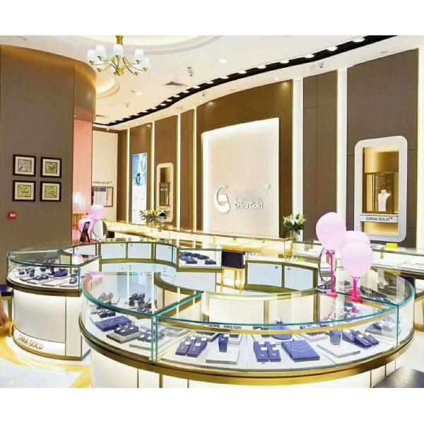 Professional Jewelry Display Showcase / Watch Display Showcase Stainless Steel Material