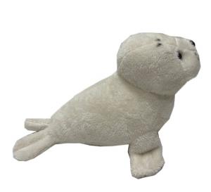 China 15CM 5.9IN White Seal ECO Friendly Stuffed Animals Made From Recycled Materials on sale