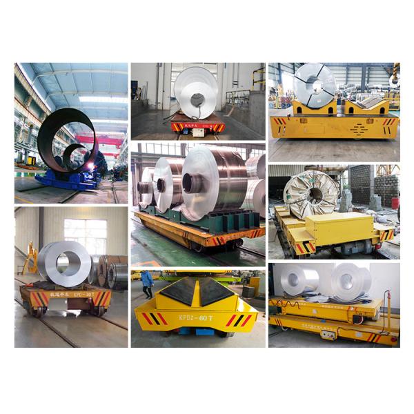 40t Indsustry Handling Electric Forklift Battery Transfer Cart Transport Coils