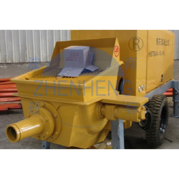 Portable Hydraulic Concrete Pump , Reliable Performance Lightweight Concrete Mixer Pump