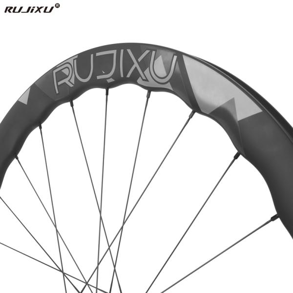 Lightweight Carbon Disc Brake Wheelset 54T Ratchet Wave Shape Carbon Road Bike Wheelset
