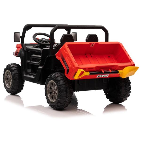 Emote Control Music Lighting 12V or 24V 2 Seater Ride On Truck Car Toys for Kids