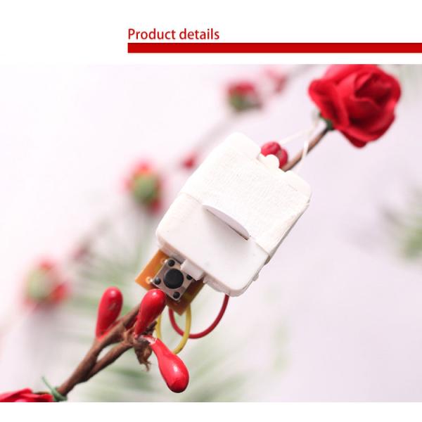 Ladies Christmas Hair Accessories Luminous Led Flower Crown Light Up Glowing 65cm