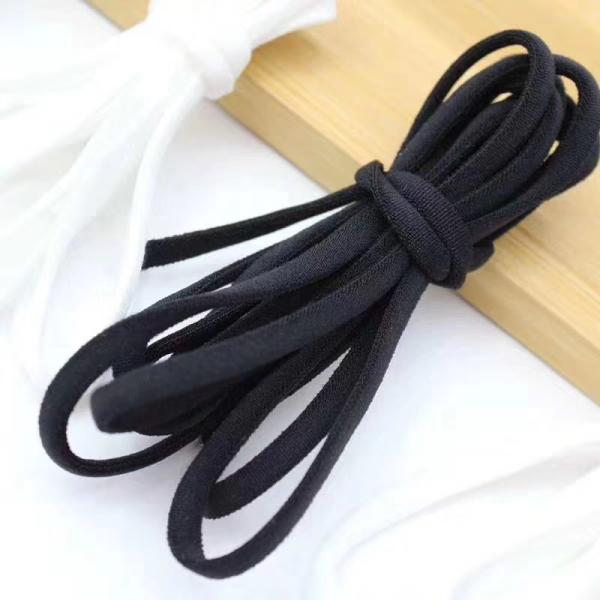 Hanging 3mm Elastic Ear Loop Adjustable Strap For Face Mask Cotton Material