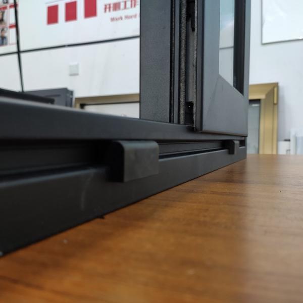 Lockable Security Aluminium Sliding Windows Double Glaze Aluminum Vertical Sliding Windows