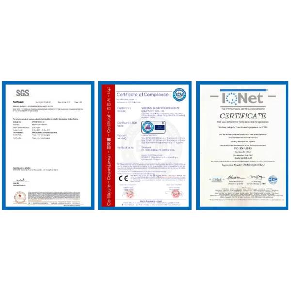 Multi Span Venlo Greenhouse Agricultural Polycarbonate Green House