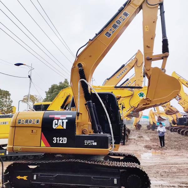 12Ton Caterpillar Heavy Equipment Excavator Mini Second Hand Cat 312D