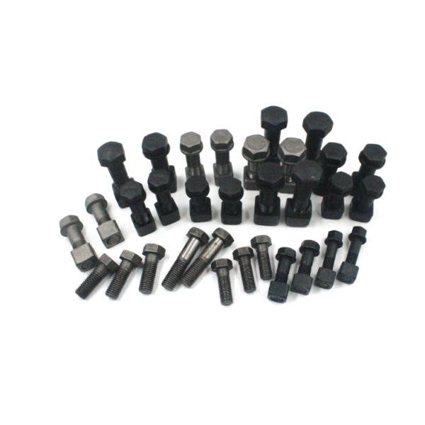 Grade 10.9 Track Shoe Bolts And Nuts Excavator Track Shoe Bolt For Sumitomo SH200 Doosan DX220
