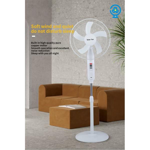 F198 Solar Outdoor Fan 20W Polysilicon Panel 9V 18650 Lithium Battery 18000mAh