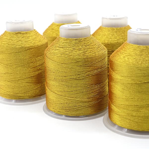 100% Polyester M Type Metallic Thread for MERCERIZED High Tensile Strength Embroidery