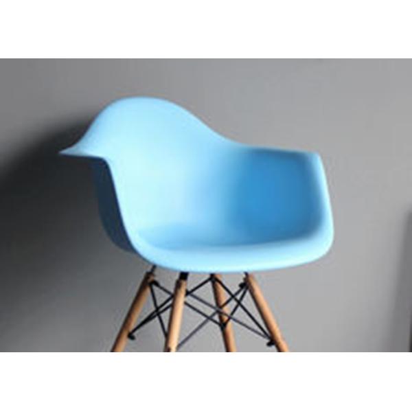 Modern living room furniture indoor plastic restaurant cafe leisure upholstered tulip chair