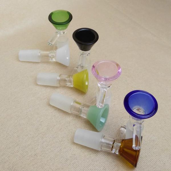High Standard Glass Bongs Accessories Water Pipe Dab Rig Glass Smoking Bowls