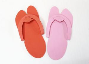 China salon beauty use wholesale disposable foam spa slipper/eva disposable slippers on sale