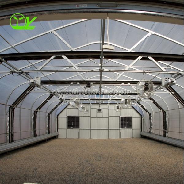 Large Greenhouse Rain Gutter with Lock Channel Stable Structure and Easily Assembled