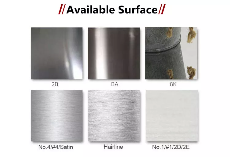 316L Stainless Steel Plate Sheet Hot Cold Rolled Stainless Steel Sheet