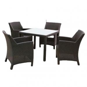 Quality Factory Wholesale Outdoor patio rattan garden furniture set wicker hotel outdoor table and chair set---8086 wholesale