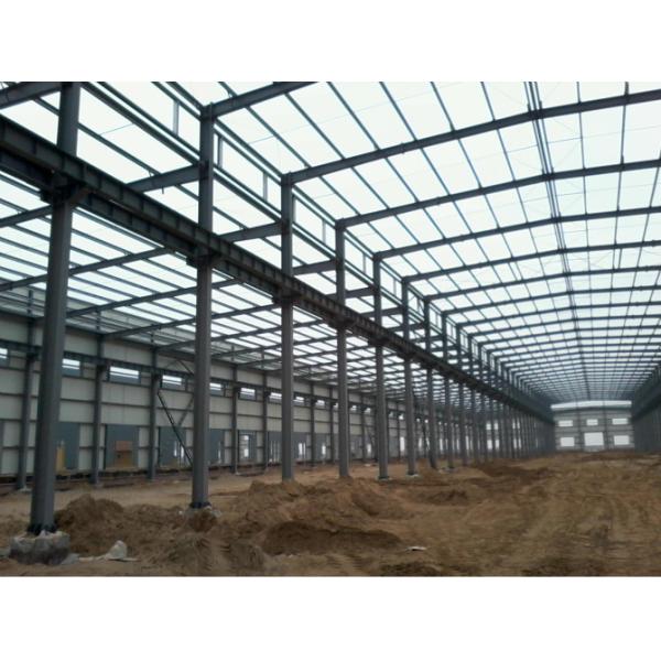 Prefabricated Metal Warehouse Steel Structure Customized With Sandwich Panel Steel Sheet