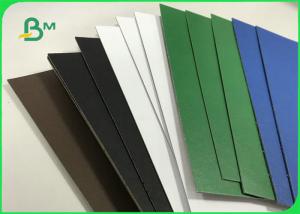 China 1.5mm 2.0mm Recycled Pulp Varnish Colorful Paperboard For File Folders on sale