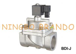 Quality High Pressure Water Air Stainless Steel Solenoid Valve 100 Bar 12V 24V wholesale