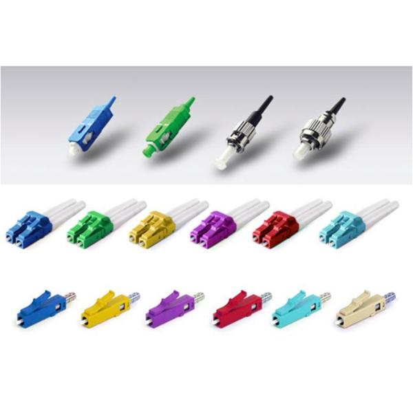 Smaller Size Single Mode 09MM LC Fiber Optic Connector For FTTH