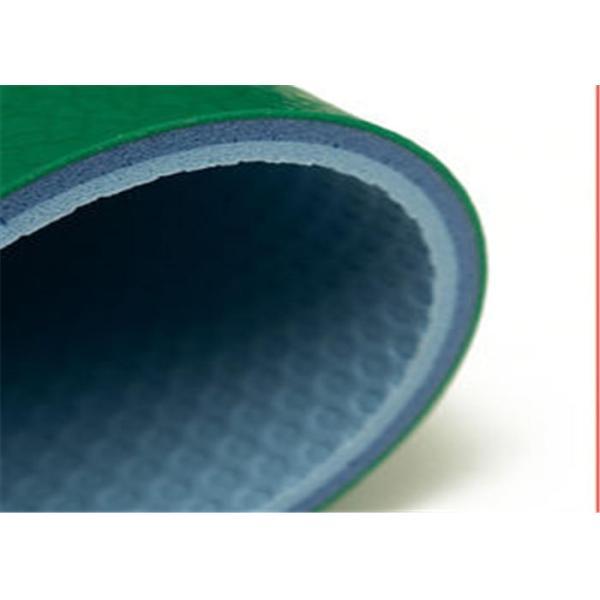 Soft Badminton Court PVC Flooring High Elastic No Formaldehyde With Sand Grain