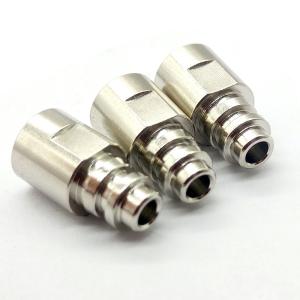Quality Silver CNC Machining Aluminum Parts Polished Metal Spare Parts Corrosion Resistance wholesale