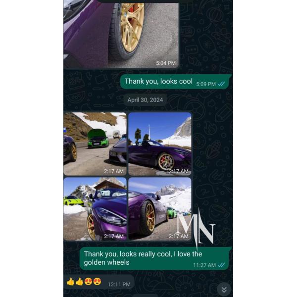 BBS FI R Custom Forged Gold Wheels Rims For Audi R8 Available